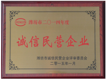 誠(chéng)信民營(yíng)企業(yè)